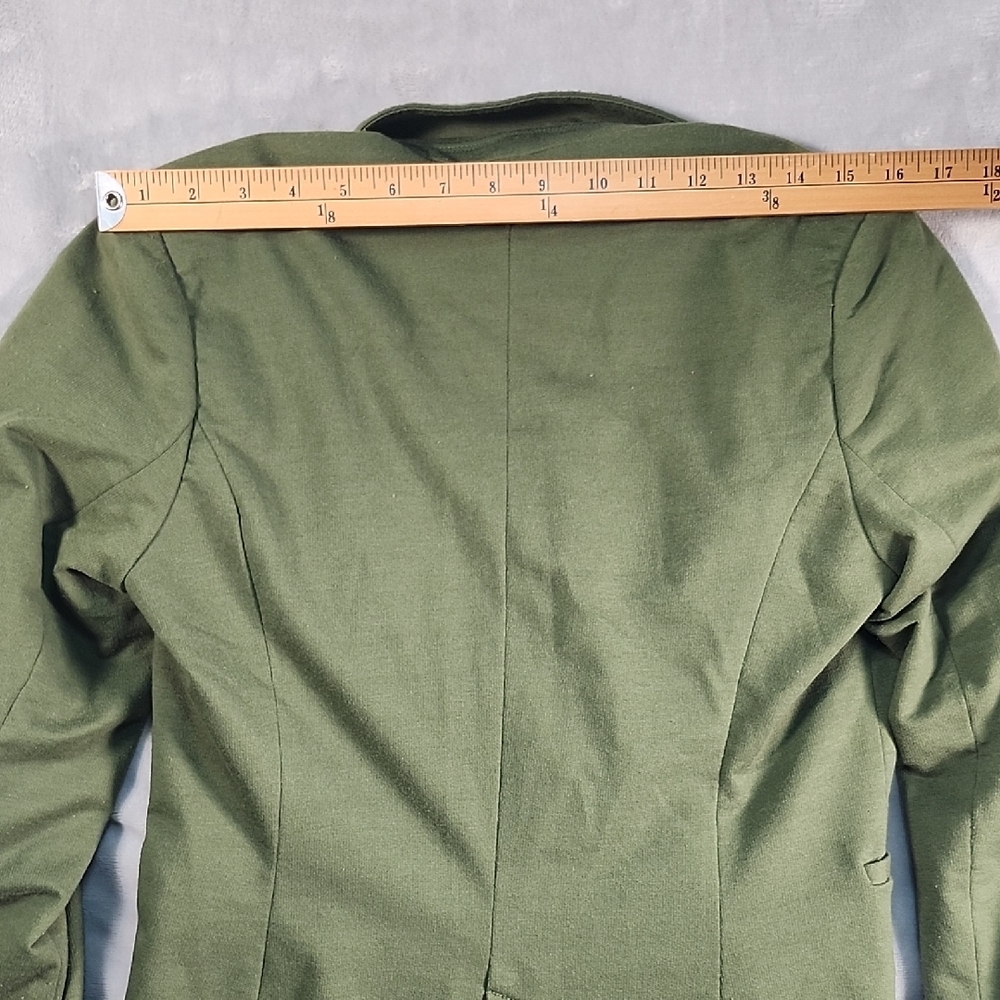 UK2LA Green Tailored Blazer with Notched Lapels - Picture 7 of 10